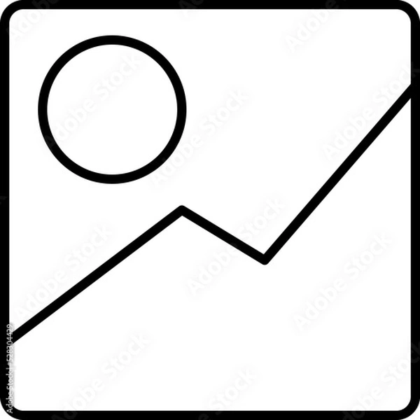 Fototapeta visualization icon or sign vector image.