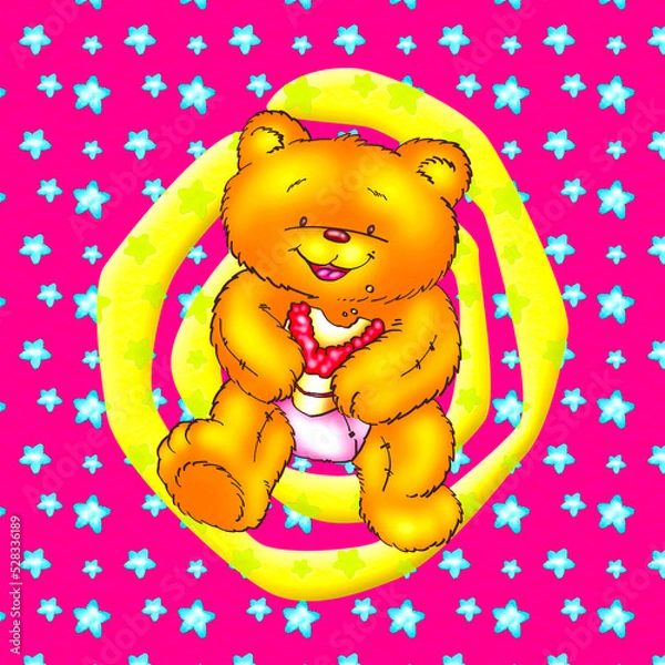 Obraz CUTE AND FUNNY BEAR