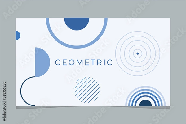Obraz White elegance geometric banckground desktop template