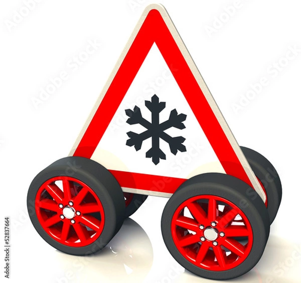 Obraz Achtung Schnee