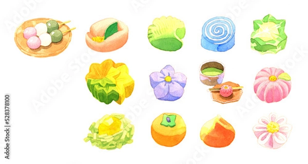 Obraz 季節の和菓子