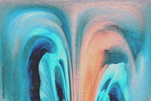 Obraz blue and white painted background