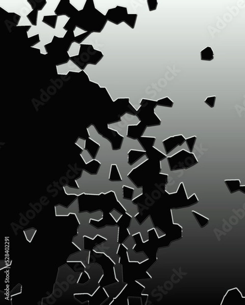 Obraz black and white background