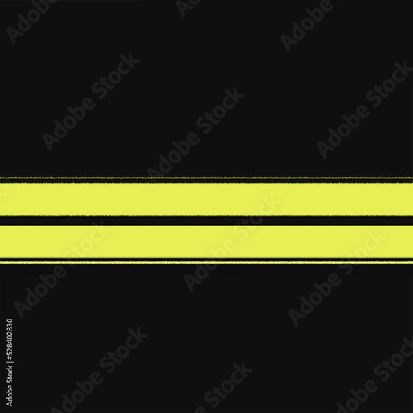 Obraz yellow lines on black