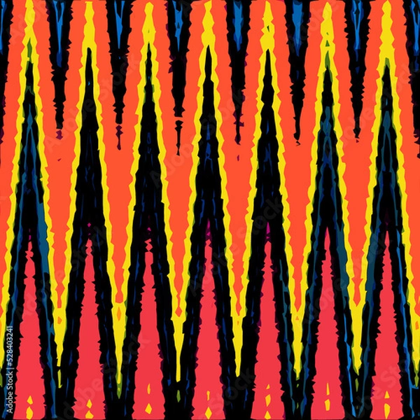 Obraz red and yellow background