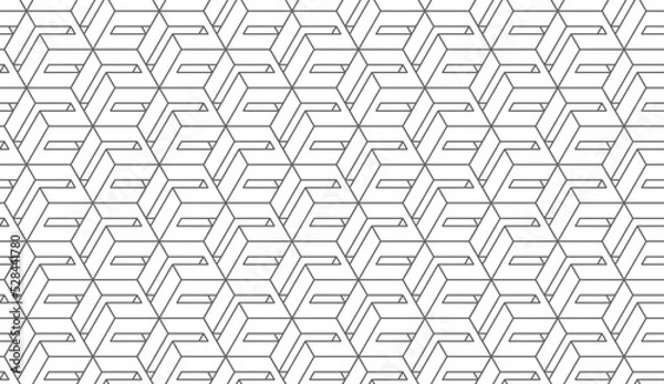 Fototapeta Geometric pattern seamless. Trendy design vector background for web backdrop or paper print.
