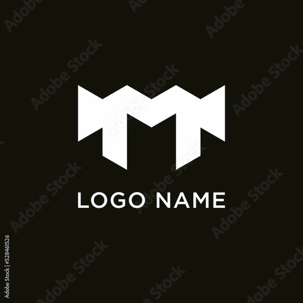 Obraz letter  m  logo design