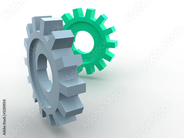 Fototapeta gear.