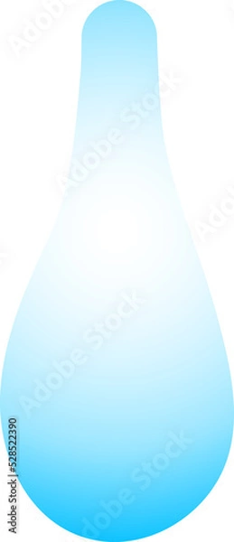 Obraz water splash, transparent water splashing shape, aqua drop