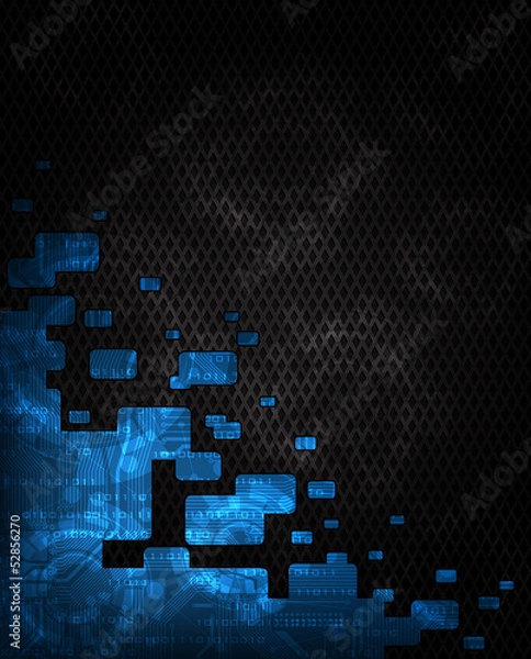 Fototapeta modern technology theme background, eps10 vector