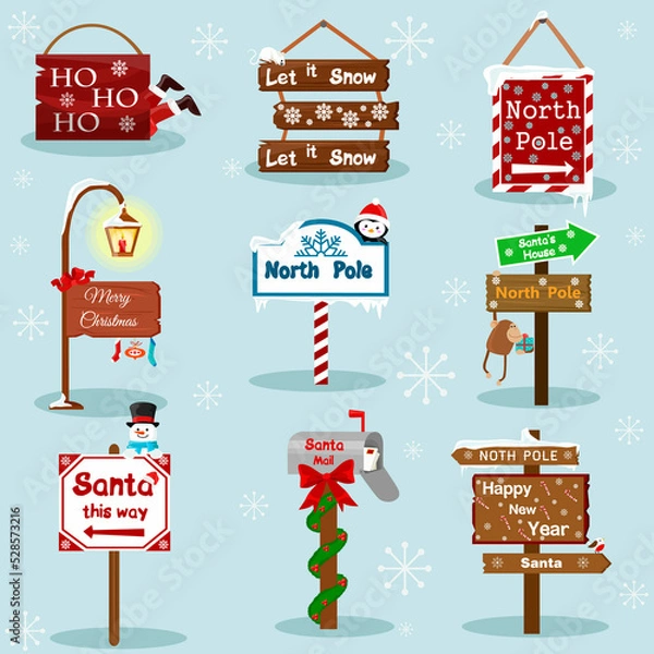 Obraz christmas and elements