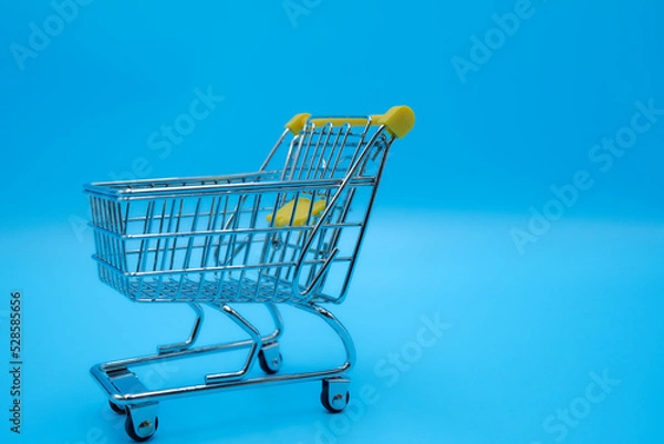 Fototapeta ショッピングカートとコピースペース