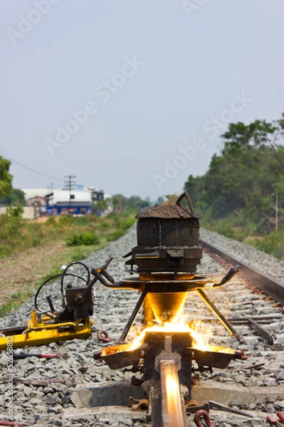 Obraz Spawanie ścieżek.