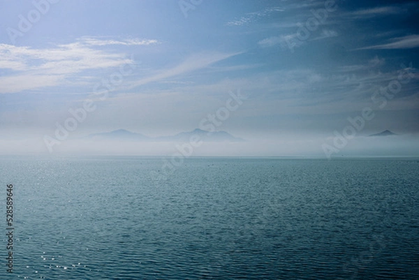 Obraz Mists sea and sky