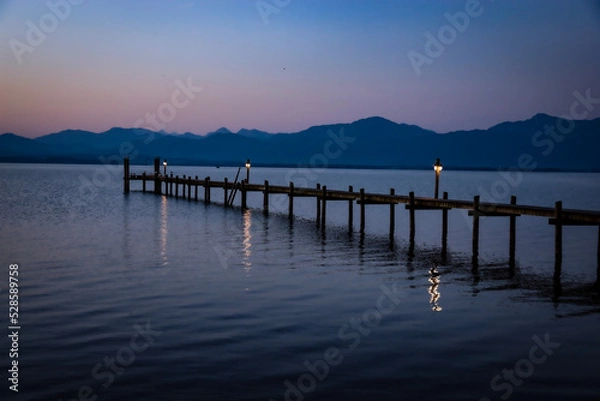 Obraz pier at sunset