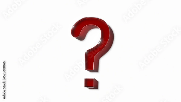 Fototapeta 赤いハテナマーク