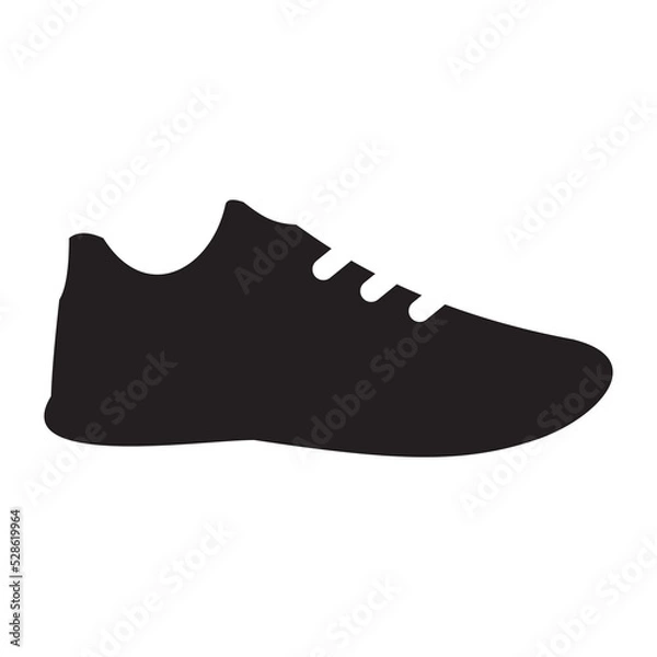 Obraz Sneakers. Sports vector icon symbol