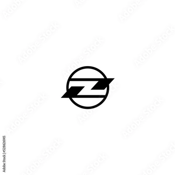 Fototapeta Z ZG Letter Initial logo Vector