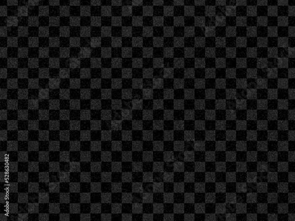 Fototapeta 黒い和柄背景　市松模様