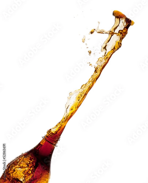 Obraz Cola splash from a bottle