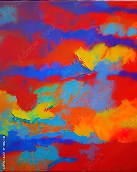 Obraz Hand drawn abstract artistic background. Oil painting on canvas. Colorful art, Modern Art. Colorful smears, modern acrylic painting.