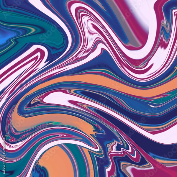 Fototapeta abstract background with waves