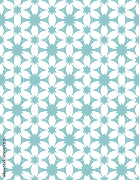 Fototapeta Geometric pattern. Seamless vector background. Ethnic graphic design.