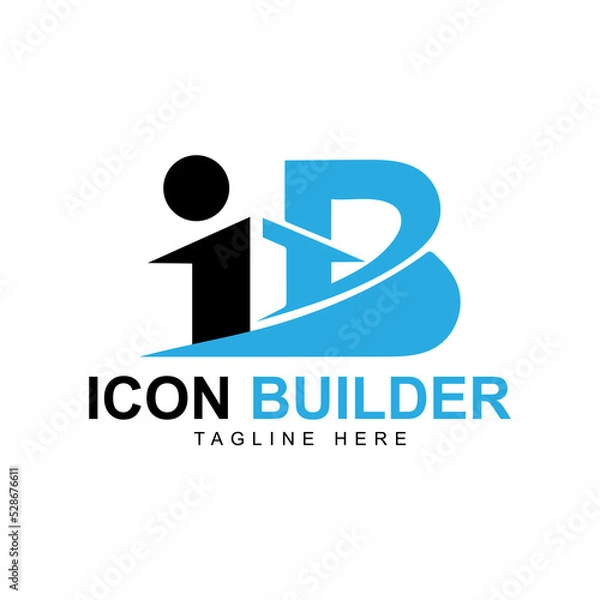 Fototapeta ib Home Logo Vector Template