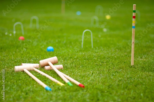 Obraz Zestaw do krokieta