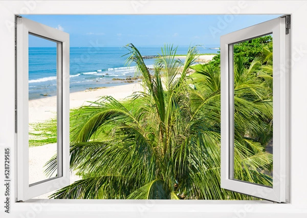 Fototapeta Ocean view window