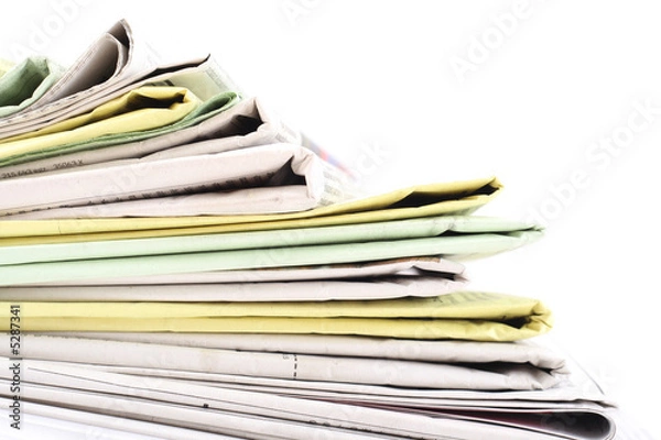 Obraz stack of newspapers