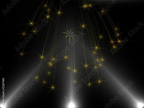 Obraz feuerwerk stern