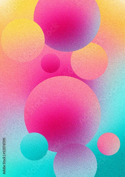 Fototapeta Colourful grainy gradient background texture