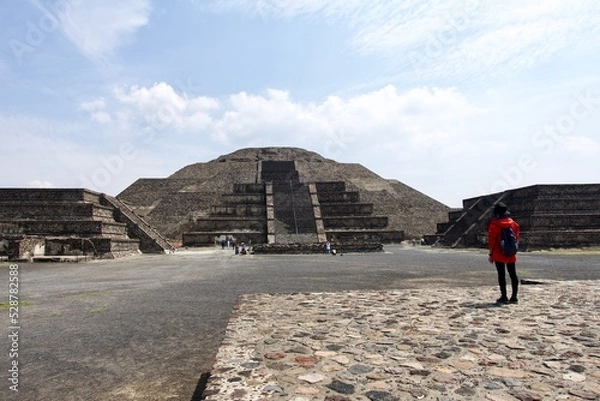 Obraz tourists in the ancient city