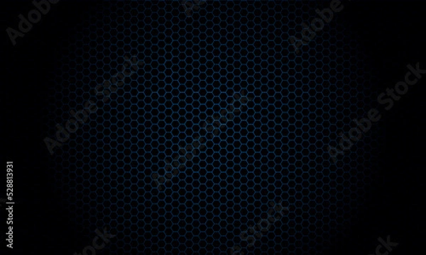 Fototapeta Hexagonal technology pattern mesh background