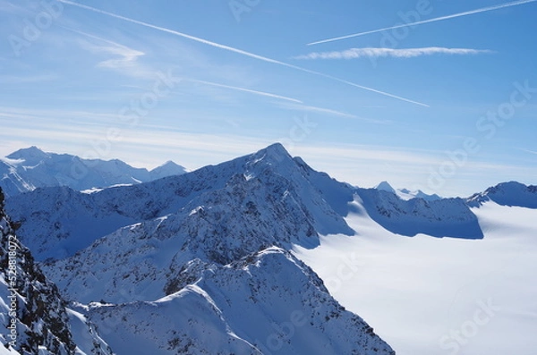 Obraz snow covered mountains