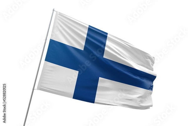 Obraz Transparent flag of finland