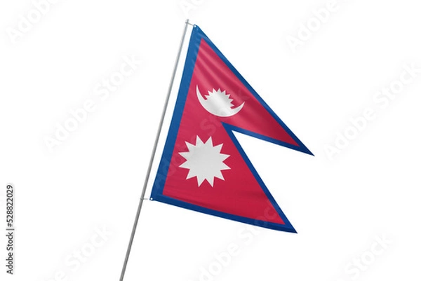 Obraz Transparent flag of nepal