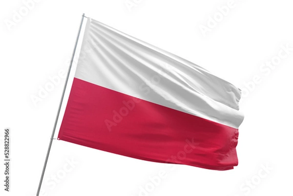 Obraz Transparent flag of poland