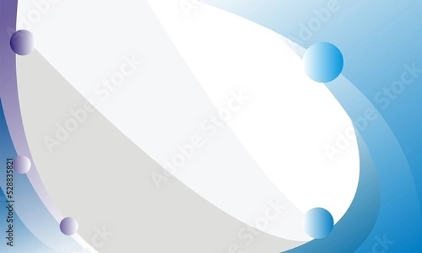 Obraz blue purplish line ball abstract background