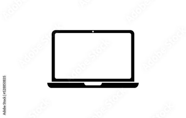 Fototapeta Laptop icon. computer icon vector