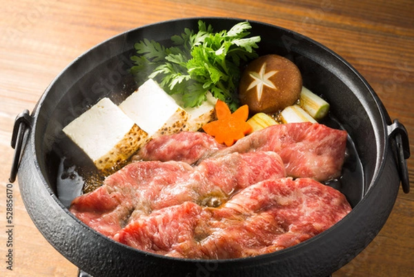 Fototapeta すき焼き鍋