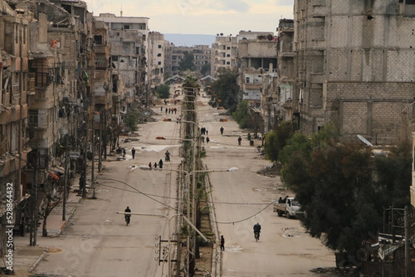 Fototapeta street in the city