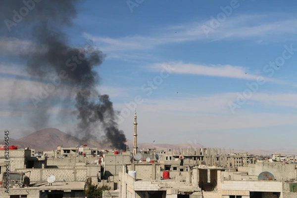 Fototapeta fire in the air