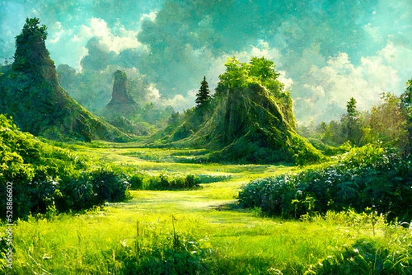 Obraz Nature Green Background