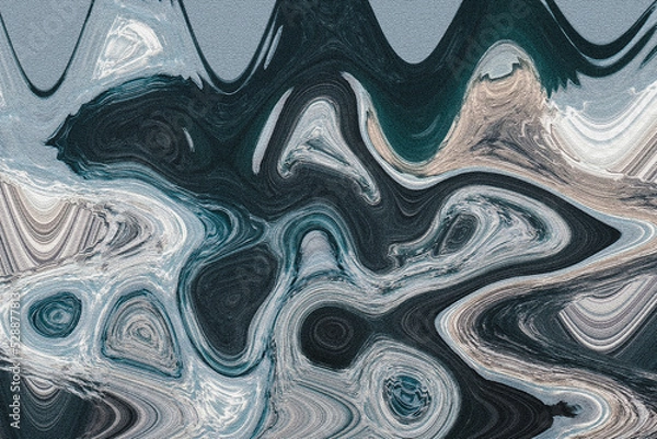 Obraz abstract blue background with waves