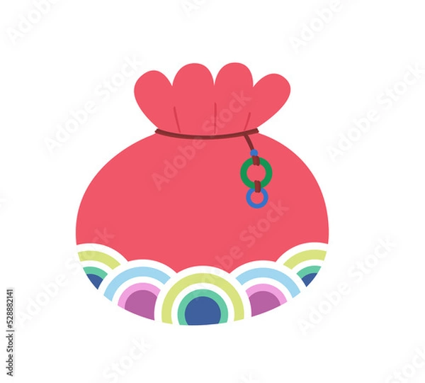 Fototapeta 대한민국의 전통일러스트 복주머니