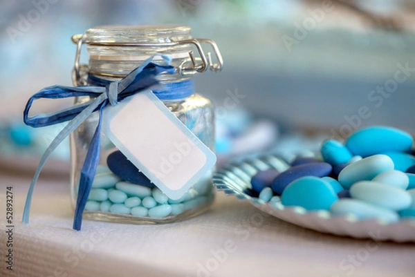 Obraz light blue candy birth