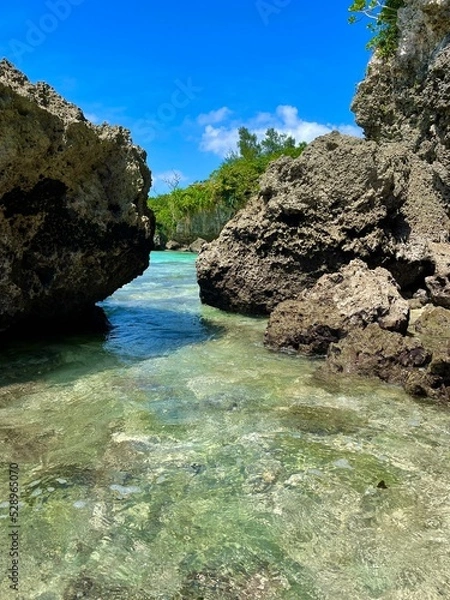 Fototapeta 沖縄の青い空と海