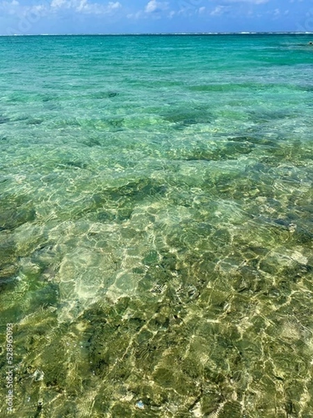 Fototapeta 沖縄の青い空と海